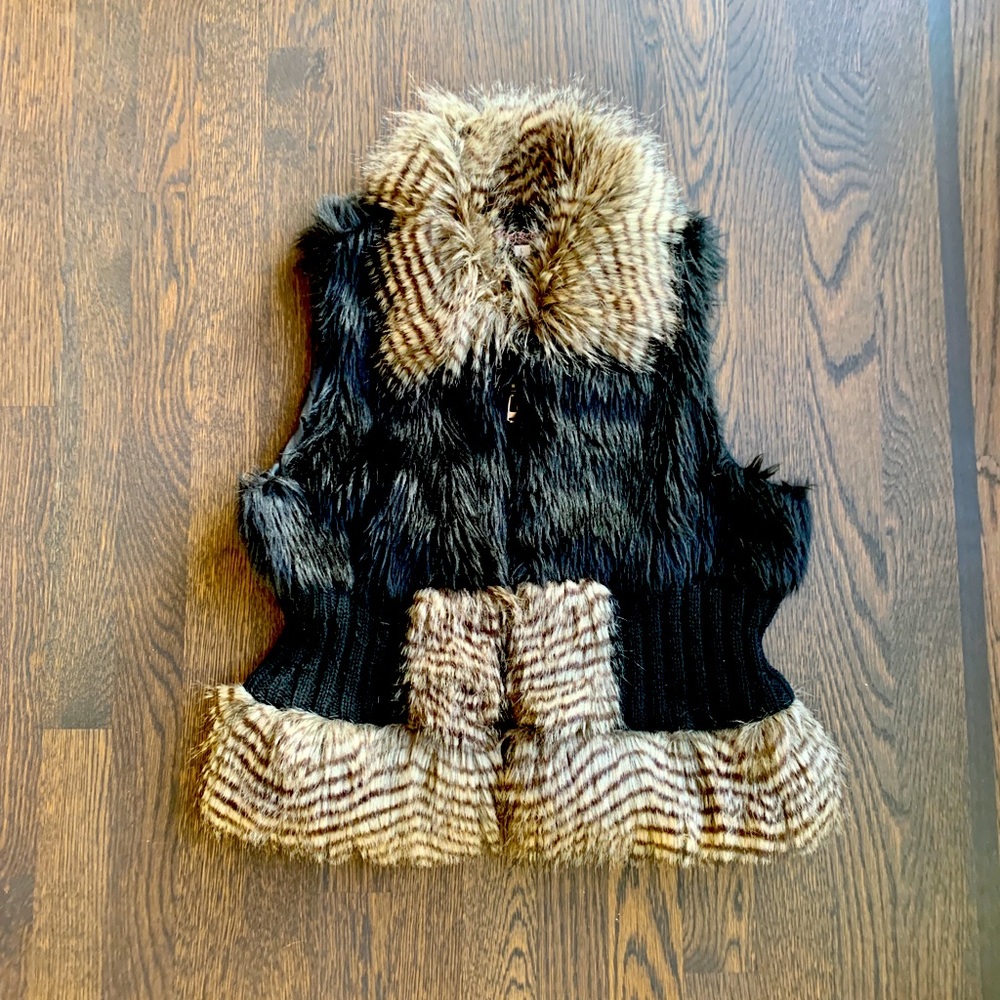 Fun faux fur vest